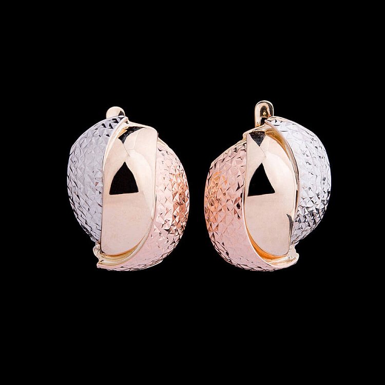 Золоті сережки с03421 від ювелірного магазину Онікс - 4