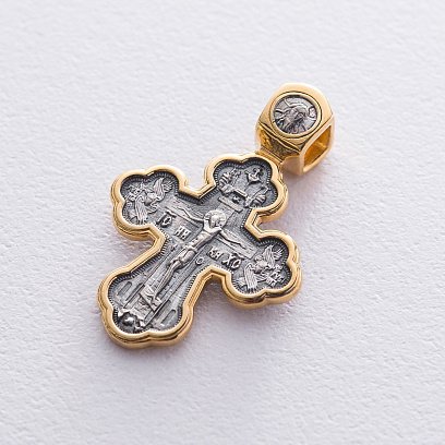 Православний хрест "Розп'яття. Рафаїл і святі цілителі" 131673 №4