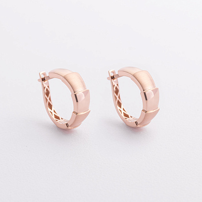 Золоті сережки "Змії" с09591