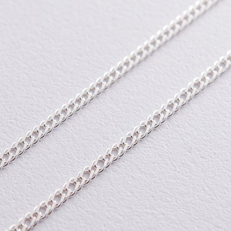 Срібний ланцюжок (плетіння Рембо) б010282 від ювелірного магазину Онікс - 1