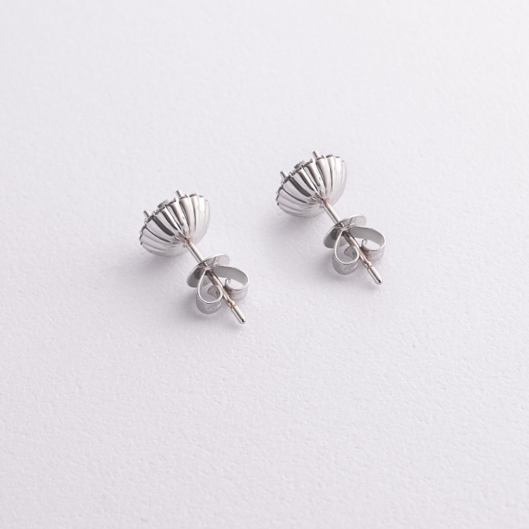 Золотые серьги - пусеты (бриллианты) сб0636ca от ювелирного магазина Оникс - 2