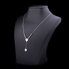 Серебряное колье с перламутром 18229 от ювелирного магазина Оникс - 1