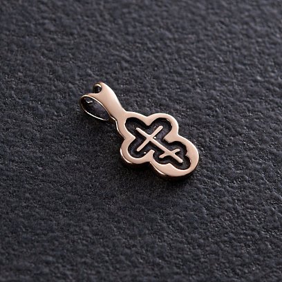 Дитячий золотий хрестик п02736 №4