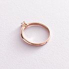 Помолвочное золотое кольцо с бриллиантом и сапфиром 101-10035 от ювелирного магазина Оникс - 1