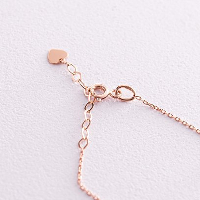 Золотой браслет "Украинка" (синие и желтые фианиты) б05144 №3