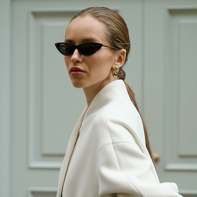 Сережки "Melaine" у жовтому золоті с09150 від ювелірного магазину Онікс - 5