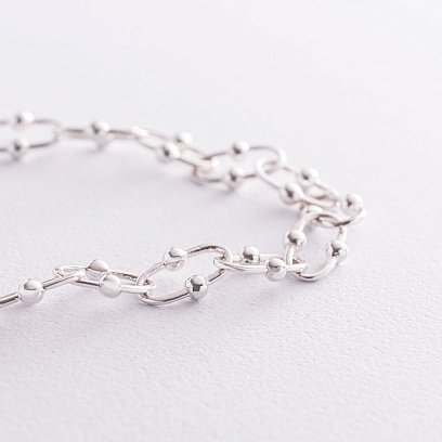 Срібне кольє "Фантазія" 181110 №4