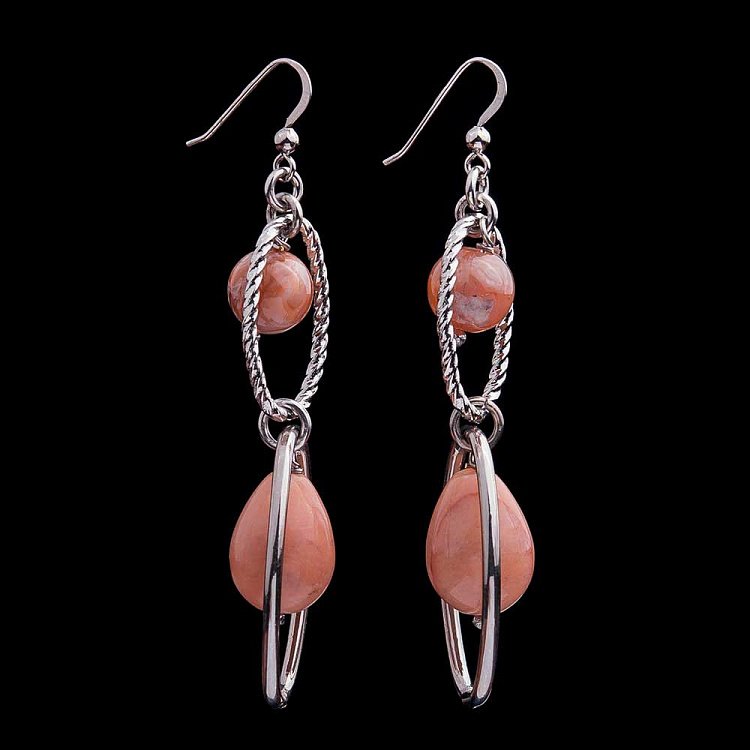 Серьги с агатом 199с9 - 3 Серьги с агатом 199с9 от ювелирного магазина Оникс - 3