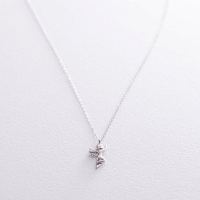 Срібне кольє "Янголятко" 181028