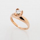 Помолвочное кольцо с фианитом к04880 от ювелирного магазина Оникс