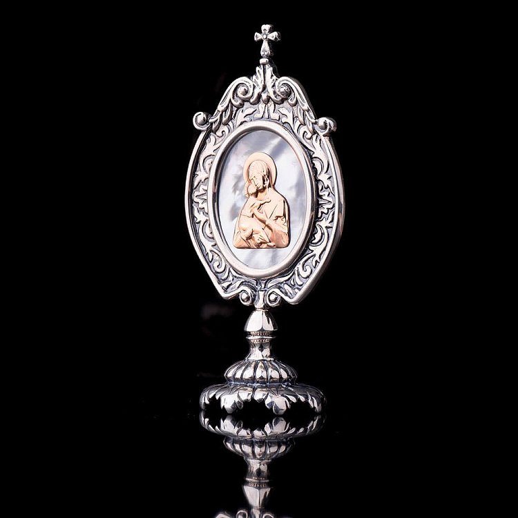 Икона Божией Матери "Владимирская" 23440 от ювелирного магазина Оникс