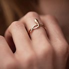 Кольцо "Змея" в красном золоте к07426 от ювелирного магазина Оникс - 3