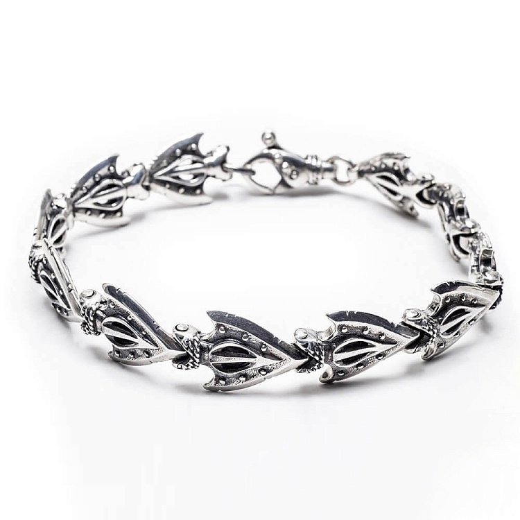 Чоловічий срібний браслет "Стріли" (чорніння) tlarrows від ювелірного магазину Онікс