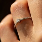 Помолвочное кольцо с бриллиантами (белое золото) 234741121 от ювелирного магазина Оникс - 5