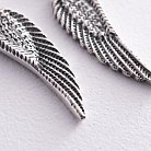 Срібні сережки "Крила Ангела" 121790 от ювелирного магазина Оникс - 5