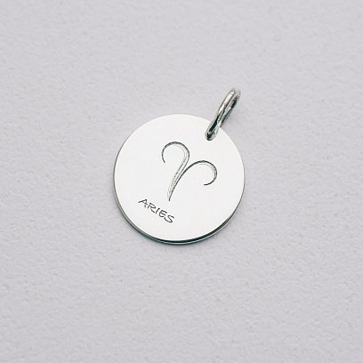 Серебряный кулон с гравировкой "Знак Зодиака" 132722z №2