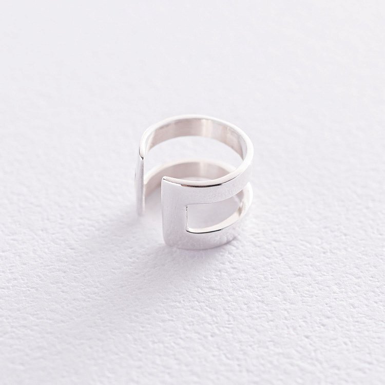 Срібна сережка - каффа 122889 від ювелірного магазину Онікс - 5