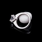 Серебряное помолвочное кольцо с фианитом 111832 от ювелирного магазина Оникс - 2