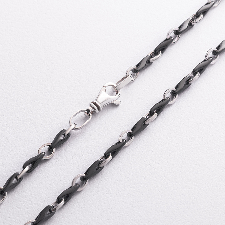 Мужская серебряная цепочка (керамика) 1940 от ювелирного магазина Оникс