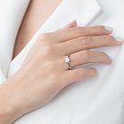 Помолвочное кольцо в белом золоте (бриллиант) кб0309mr от ювелирного магазина Оникс - 1