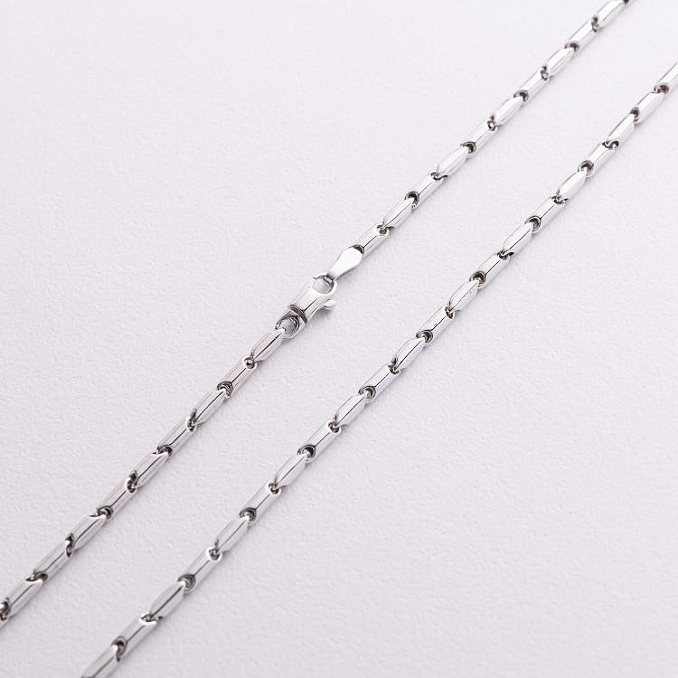 Колье - цепочка в белом золоте кол02643 от ювелирного магазина Оникс