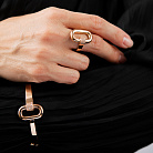 Жорсткий браслет "Alice" у червоному золоті (фіаніти) б05734 от ювелирного магазина Оникс - 7