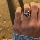 Срібний перстень "Герб України - Тризуб" 111379 от ювелирного магазина Оникс