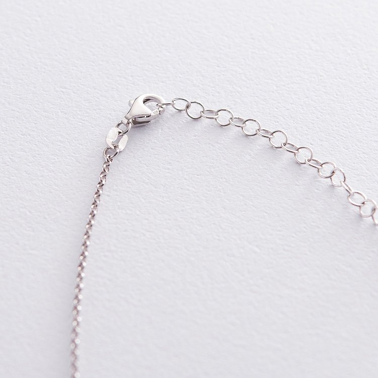 Срібне кольє "Ніжність" (перли) 181013 від ювелірного магазину Онікс - 3