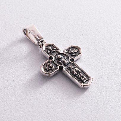 Серебряный крестик с распятием 132712 №3
