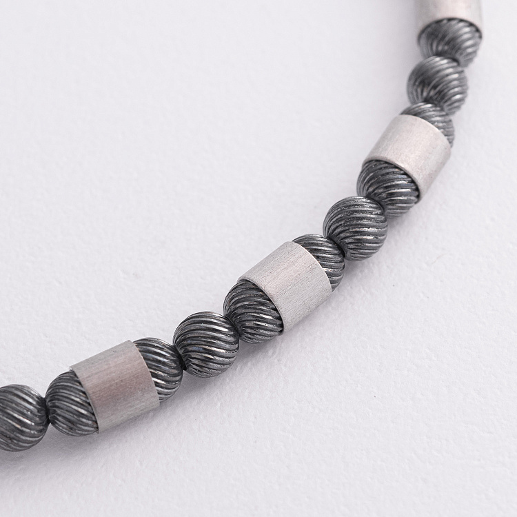 Серебряный мужской браслет ZANCAN EXB743-N от ювелирного магазина Оникс - 1