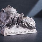 Серебряная шкатулка ручной работы "Хранитель" сер00065х от ювелирного магазина Оникс - 2