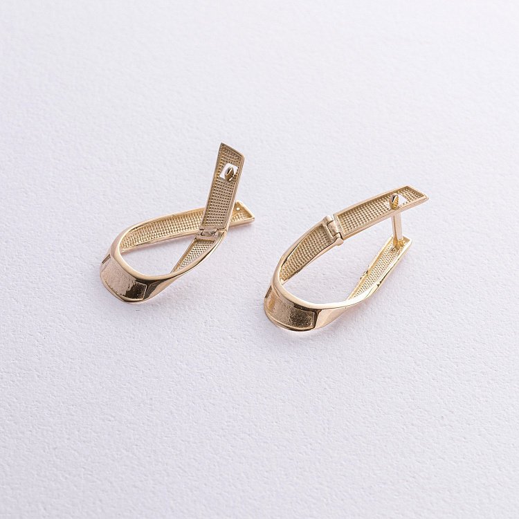 Сережки "Alicia" у жовтому золоті с08750 від ювелірного магазину Онікс - 1