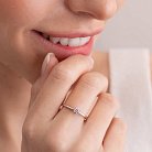 Помолвочное золотое кольцо с бриллиантом 24051121 от ювелирного магазина Оникс - 5