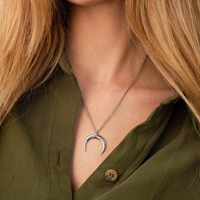 Срібне кольє "Лунниця" 1086 №2