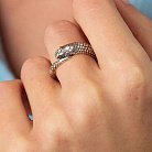 Серебряное кольцо "Змей Уроборос" 112682 от ювелирного магазина Оникс - 3