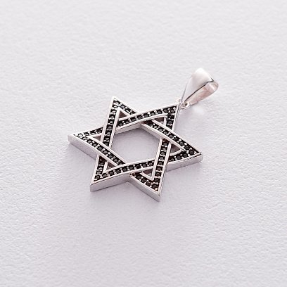 Золотая подвеска "Звезда Давида" п03328