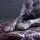 Серебряная фигура ручной работы "Друг человека" сер00030 от ювелирного магазина Оникс - 2