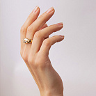 Кольцо "Ashley" в красном золоте к08368 от ювелирного магазина Оникс - 1