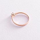 Помолвочное золотое кольцо с бриллиантом 101-10116(2.9) от ювелирного магазина Оникс - 2