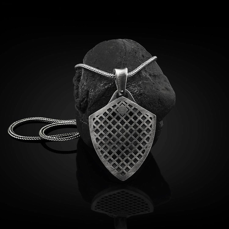 Серебряный кулон "Скандинавское древо жизни" 133191 от ювелирного магазина Оникс - 2