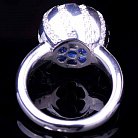 Срібний перстень з фіанітами 111585 от ювелирного магазина Оникс - 1