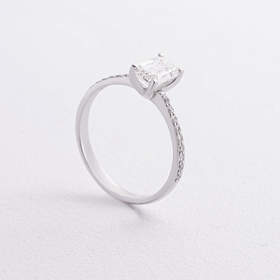 Помолвочное золотое кольцо с бриллиантами 244511121 №3