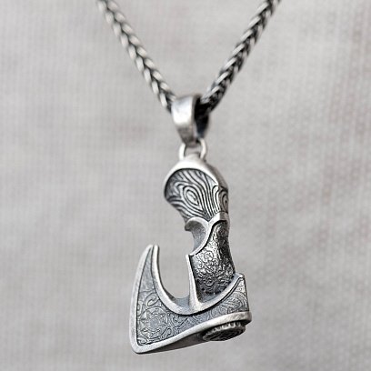 Срібний кулон "Кельтська сокира" 133199 №4