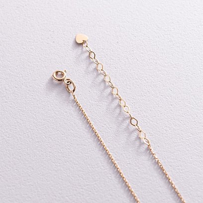 Кольє "Лунниця" в жовтому золоті кол02062 №3