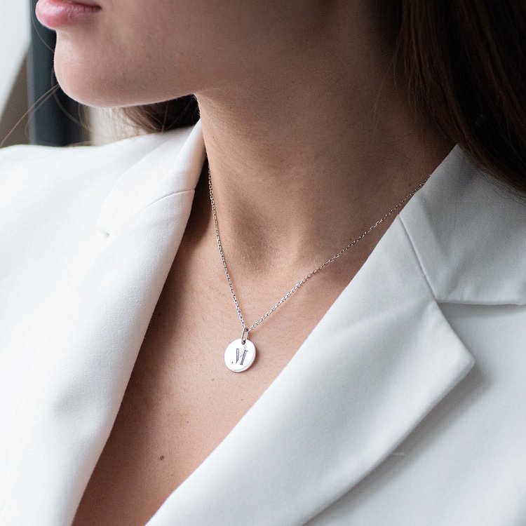 Серебряный кулон "Буква" 132724бук от ювелирного магазина Оникс - 2