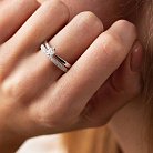 Помолвочное золотое кольцо с бриллиантами кб0102ca от ювелирного магазина Оникс - 3