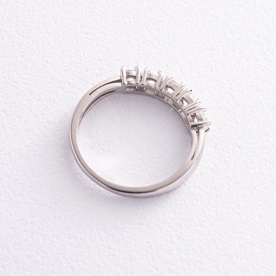 Серебряное кольцо с фианитами 1008 №5