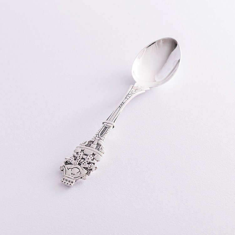 Срібна чайна ложка "Король" 24028 від ювелірного магазину Онікс