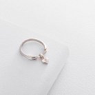 Серебряное кольцо "Сердечко" 112011 от ювелирного магазина Оникс