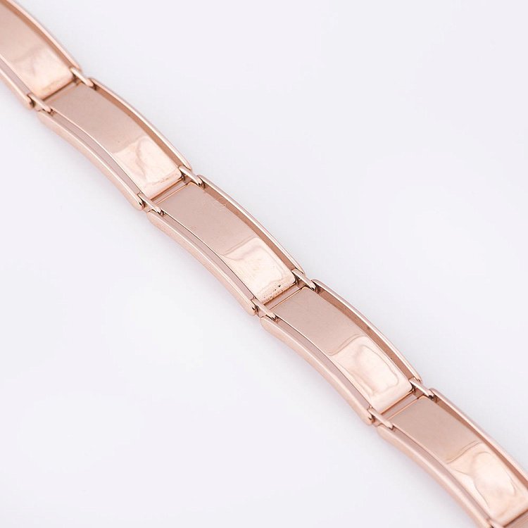 Чоловічий браслет з червоного золота б00684 від ювелірного магазину Онікс - 2